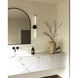 Braga LED 27.88 inch Black Bath Vanity Light Wall Light