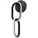 Airen LED 5.25 inch Black Wall Sconce Wall Light