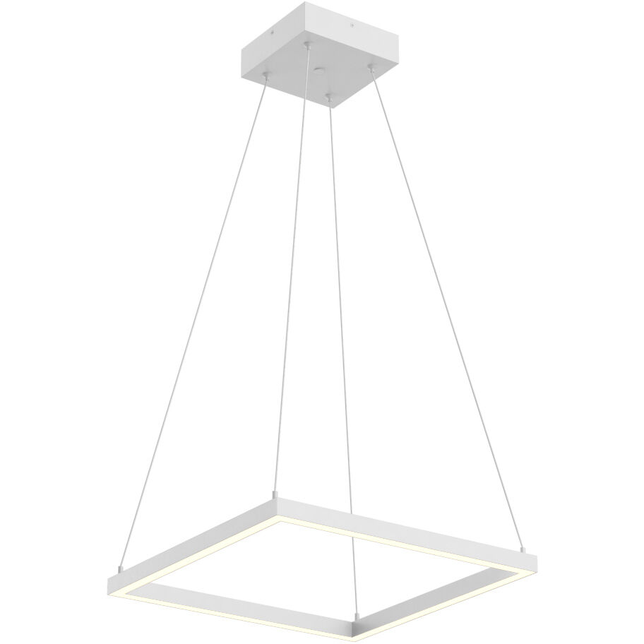 Piazza Pendant Ceiling Light in White