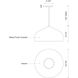 Helena 1 Light 16.88 inch White and Silver Pendant Ceiling Light