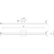 Vega LED 37 inch White Bath Vanity Light Wall Light