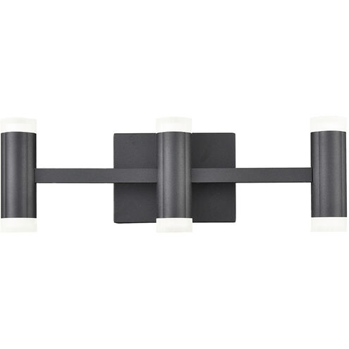 Brazen LED 19.5 inch Black Bath Vanity Light Wall Light