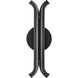 Husk LED 3.63 inch Glossy Black ADA Wall Sconce Wall Light
