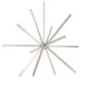 Sirius LED 54.38 inch Brushed Nickel Chandelier Ceiling Light