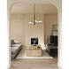 Juniper LED 19 inch Black Chandelier Ceiling Light