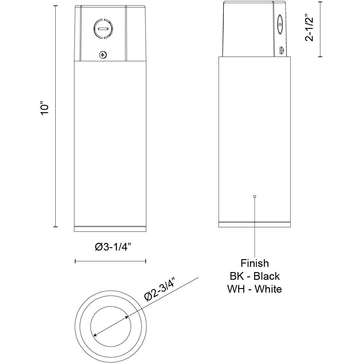Lorna LED 3.25 inch Black Concrete Ceiling Mount Ceiling Light