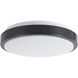 Yanis 11.88 inch Black Flush Mount Ceiling Light