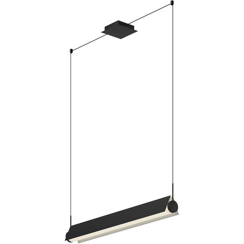 Phoenix LED 36 inch Black and White Linear Pendant Ceiling Light