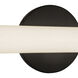 Tectra 1.88 inch Black ADA Wall Sconce Wall Light