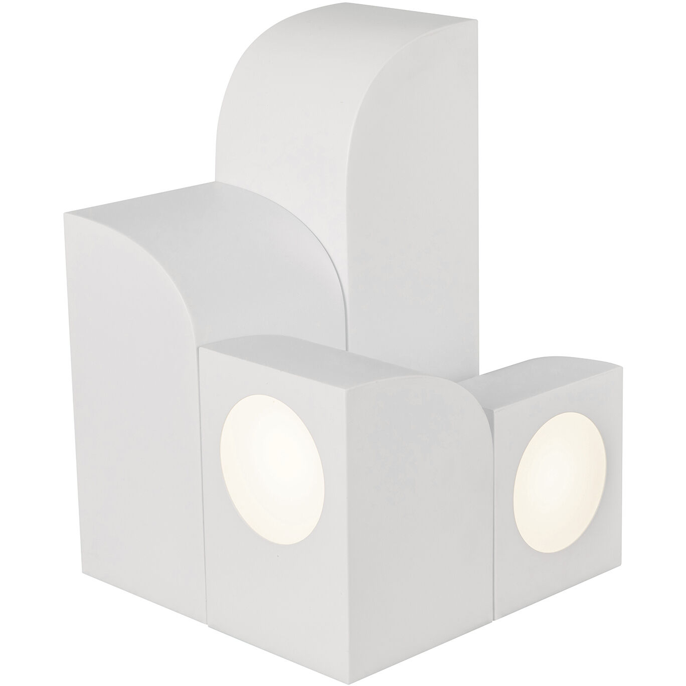 Gypsum 12.5 inch 20 watt White Table Lamp Portable Light