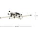Blade LED 34.13 inch Black Flush Mount Ceiling Light
