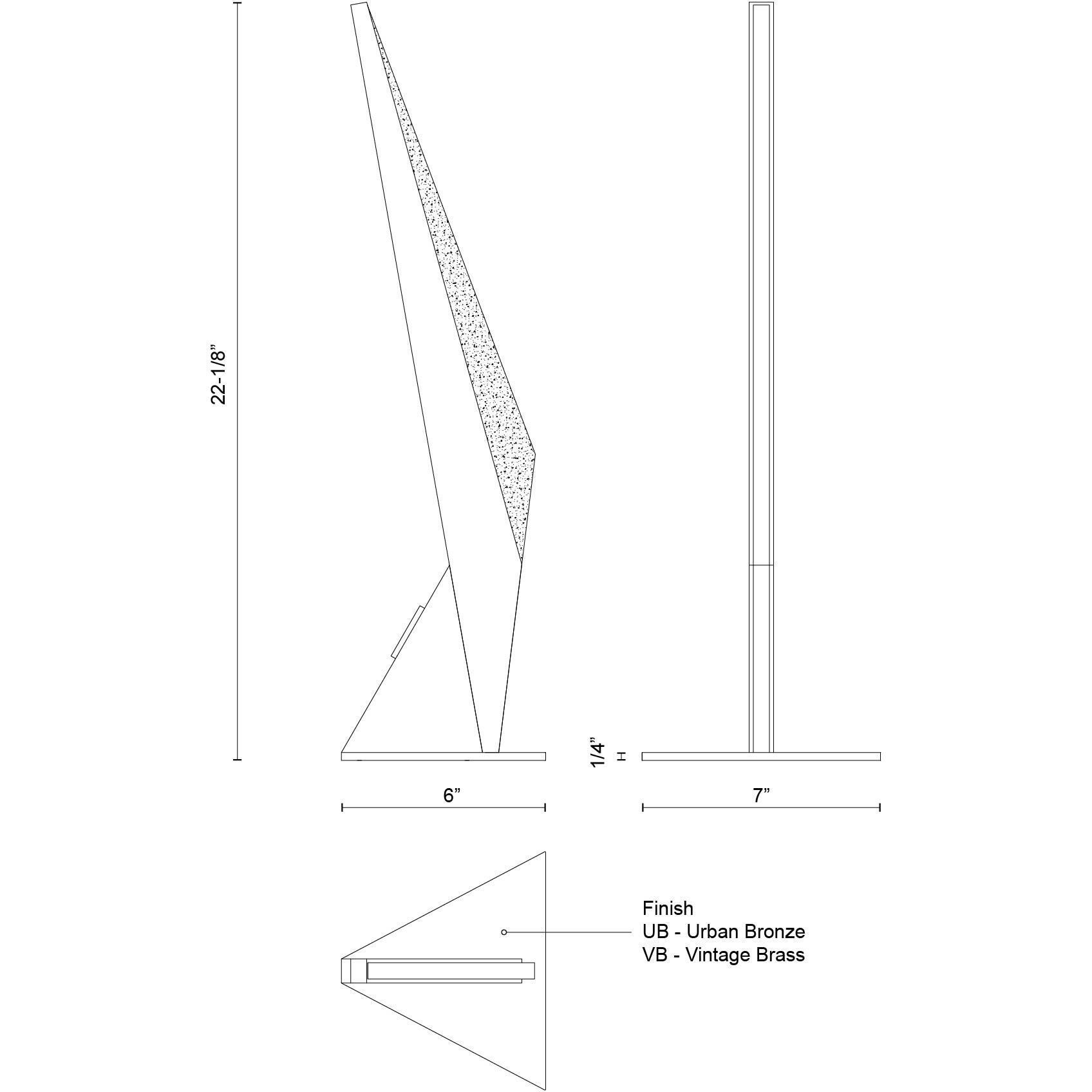 Tachi 22.13 inch 12.00 watt Vintage Brass Table Lamp Portable Light