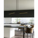 Shift LED 59.88 inch Black Linear Pendant Ceiling Light