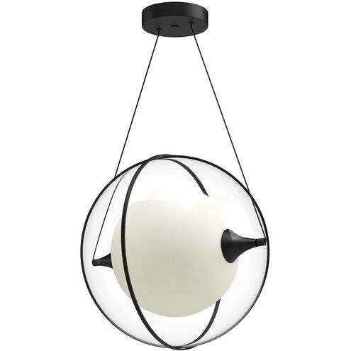 Aries LED 16 inch Black Pendant Ceiling Light