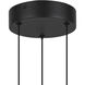 Motif LED 5.5 inch Black Multi Pendant Ceiling Light