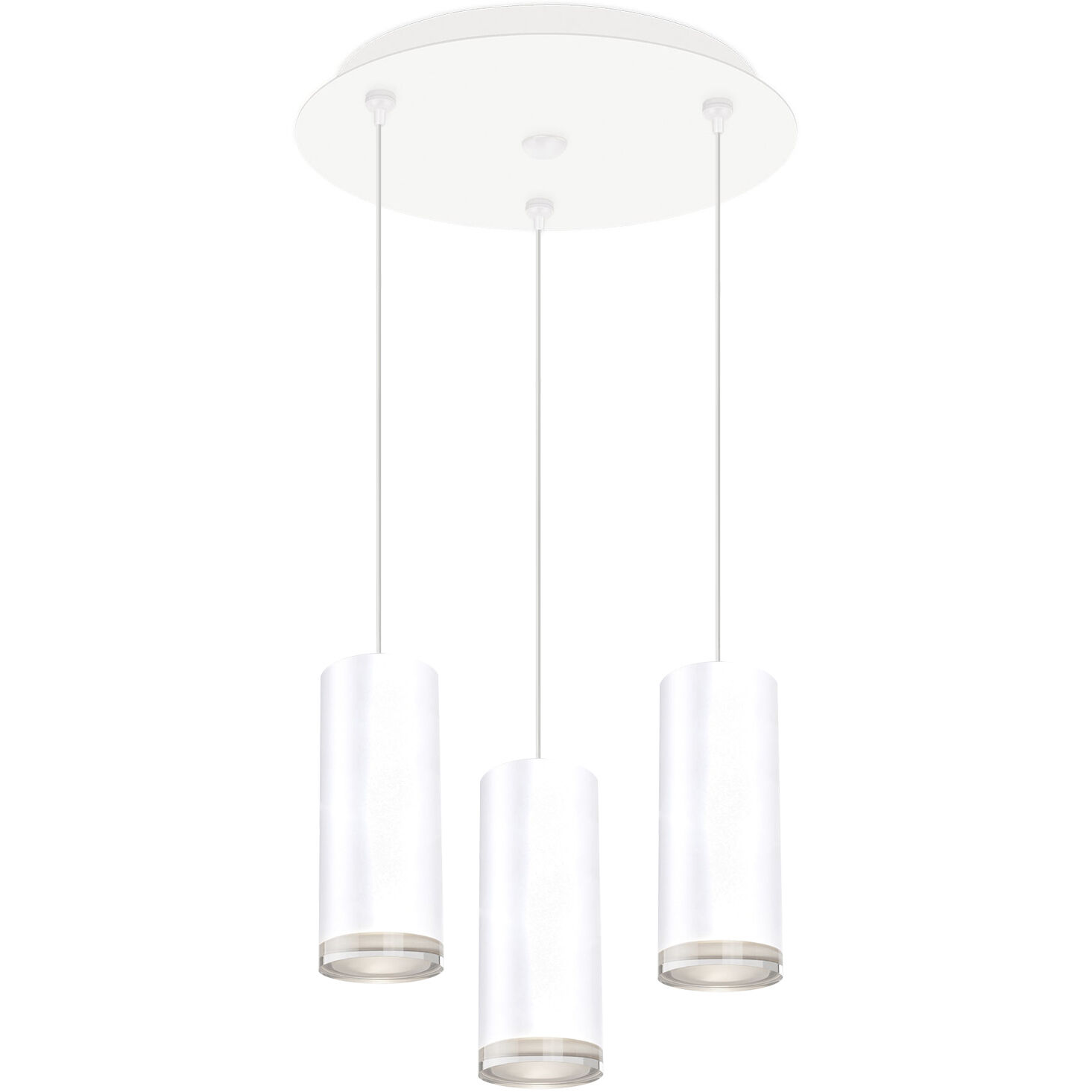 Cameo Multi Pendant Ceiling Light in White