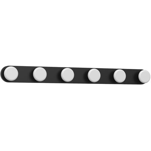 Rezz LED 27.56 inch Black Bath Vanity Light Wall Light