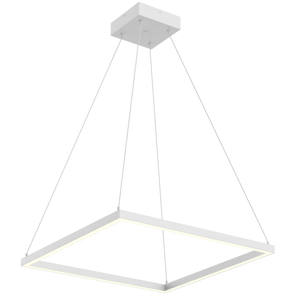 Piazza Pendant Ceiling Light in White