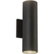Nordic LED 12 inch Black Exterior Wall Light