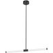 Akari LED 35.5 inch Black Linear Pendant Ceiling Light
