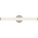 Tectra 1.88 inch Brushed Nickel ADA Wall Sconce Wall Light