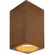 Bosco 5 inch Natural Oak Flush Mount Ceiling Light