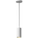 Nordic LED 2.63 inch White Exterior Pendant