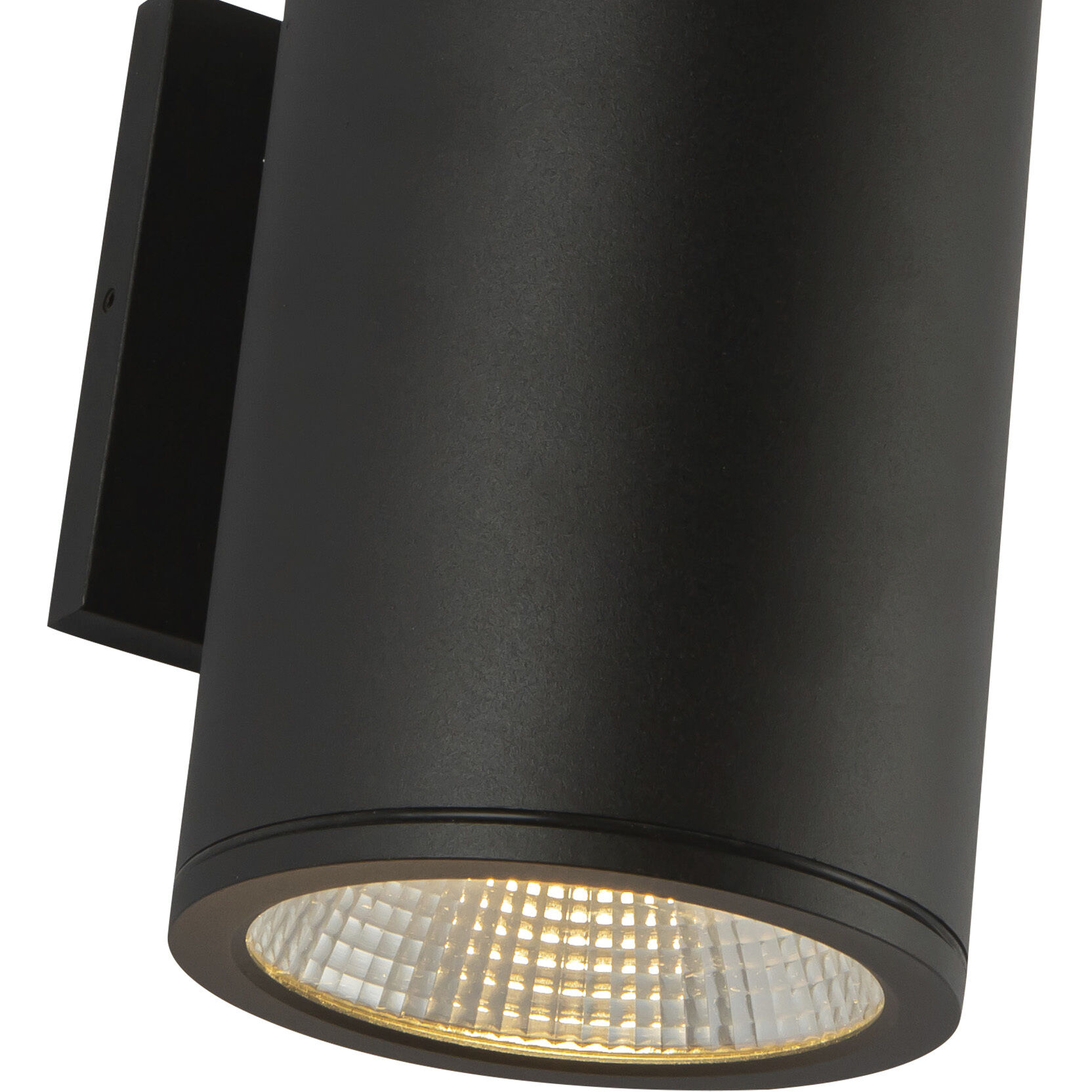 Nordic LED 7 inch Black Exterior Wall Light