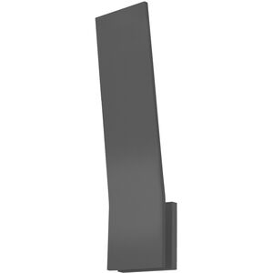 Nevis LED 18.13 inch Graphite Exterior Wall Sconce