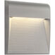 Casa LED 8.5 inch Gray Exterior Wall/Step Light