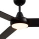 Owens 56 inch Matte Black Ceiling Fan
