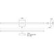 Blade LED 32 inch Brushed Gold Bath Vanity Light Wall Light