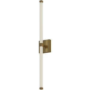 Blade 32 inch Brushed Gold Bath Vanity Wall Light