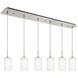 Verona LED 5.13 inch Brushed Nickel Multi Pendant Ceiling Light