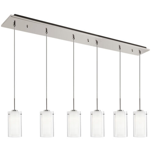 Verona LED 5.13 inch Brushed Nickel Multi Pendant Ceiling Light