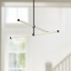 Blade LED 1 inch Black Chandelier Ceiling Light