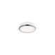 Charlie 2 Light 10 inch Nickel Flush Mount Ceiling Light in Brushed Nickel