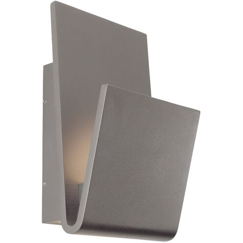 Logan LED 16 inch Gray Outdoor Wall Sconce