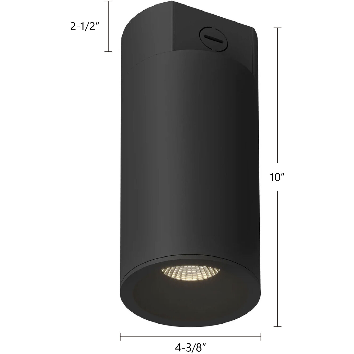 Lorna LED 4.38 inch Black Concrete Ceiling Mount Ceiling Light