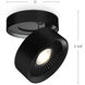 Solo LED 5 inch Black Flush Mount Ceiling Light