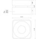 Solo LED 5.13 inch White Flush Mount Ceiling Light