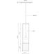Milca 1 Light 2.38 inch Gold Pendant Ceiling Light