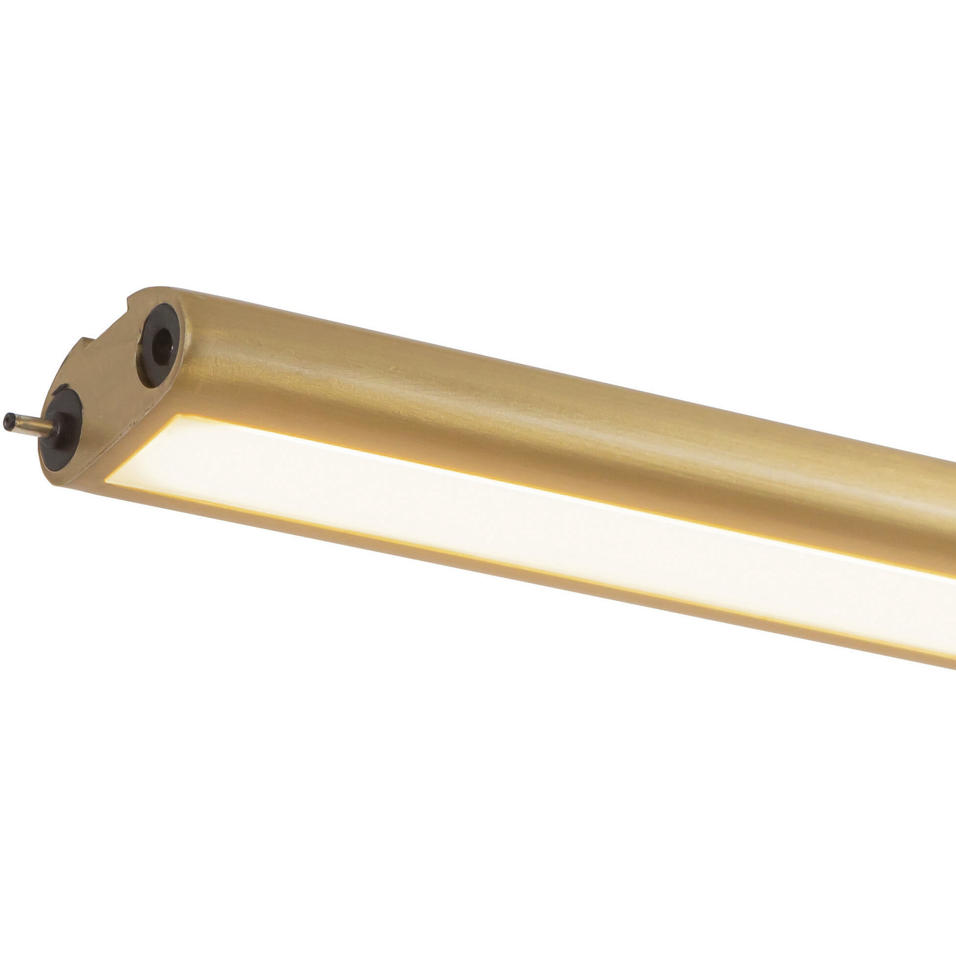 Thread 118.13 inch Brushed Gold Linear Pendant Ceiling Light in Universal Voltage