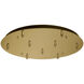 Canopy Brushed Gold LED Canopy