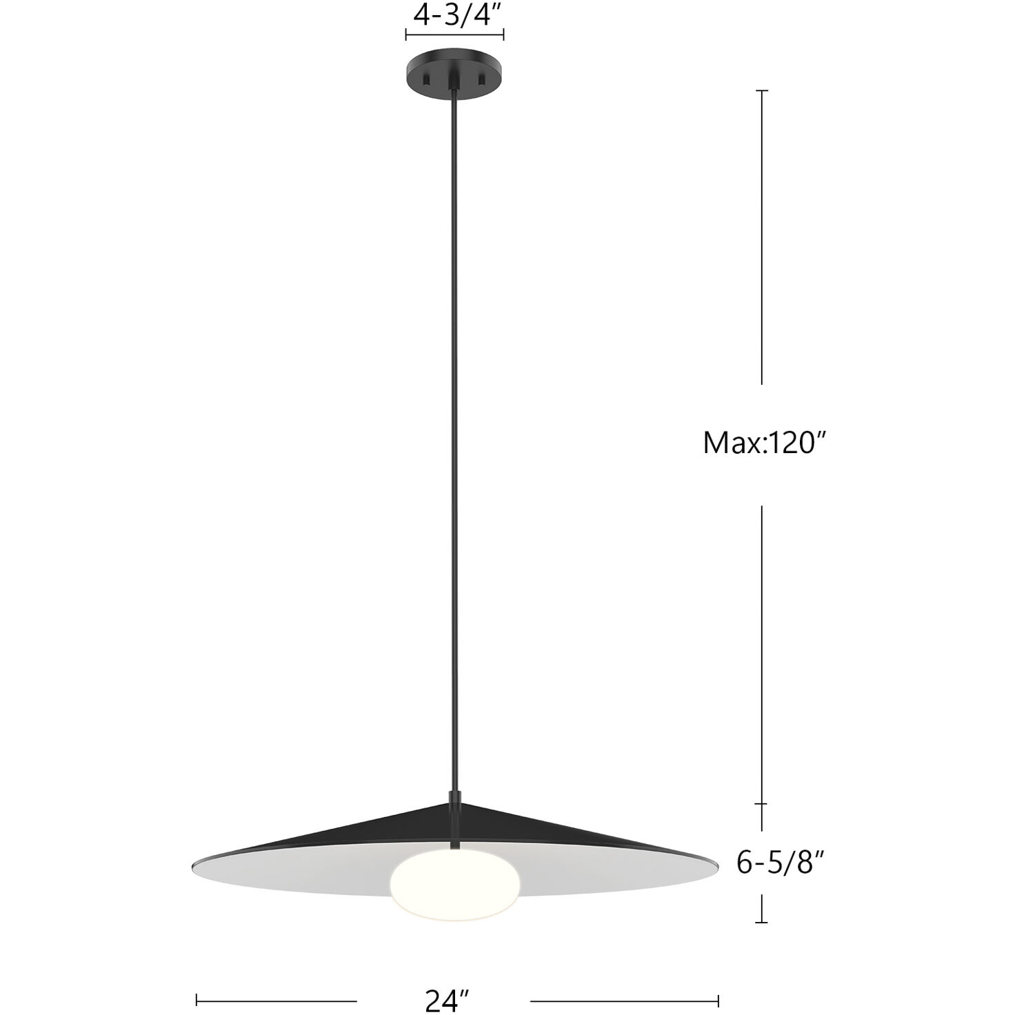 Cruz Pendant Ceiling Light in Felt - Gray, Felt Shade