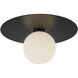 Elixir LED 14.13 inch Black Flush Mount Ceiling Light