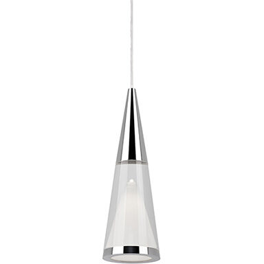 Malabar Pendant Ceiling Light in Chrome