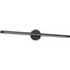 Marlon LED 35 inch Black Bath Vanity Light Wall Light