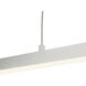 Vega LED 45 inch Brushed Nickel Linear Pendant Ceiling Light