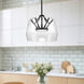 Deco LED 11.75 inch Black Pendant Ceiling Light
